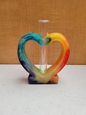 Heart ink rainbow